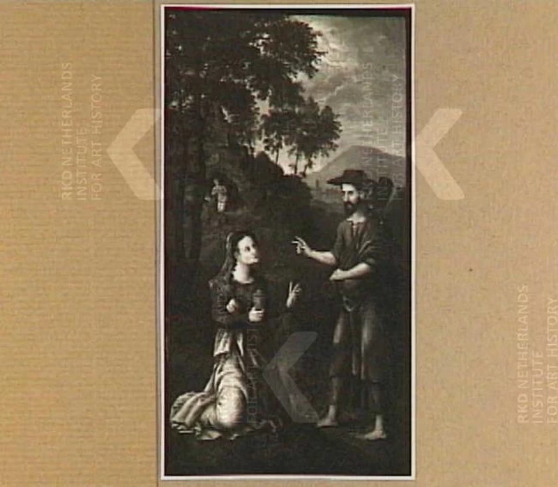 Trittico con Noli me tangere